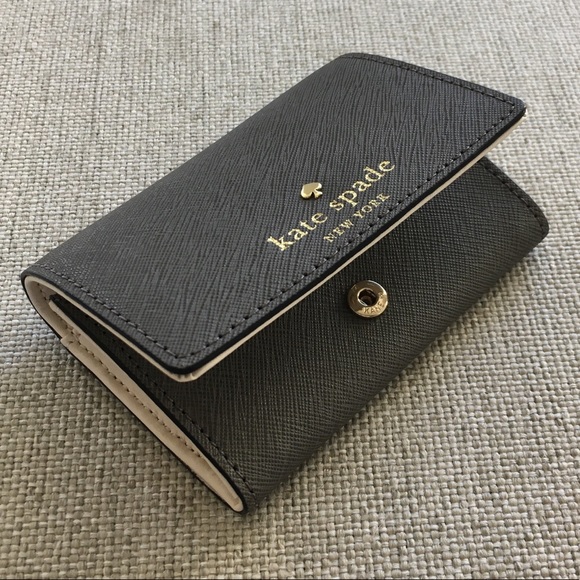 kate spade Handbags - Kate Spade Mikas Pond Card Holder/Wallet Grey NWT